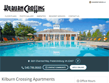 Tablet Screenshot of kilburncrossing-apts.com